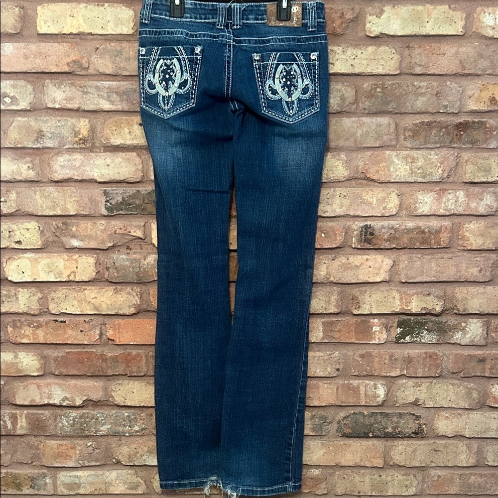Source Unknown Classic Indigo Women's Boot Cut Jeans - Picture 2 of 3